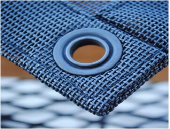 Vinyl coated mesh tarp 